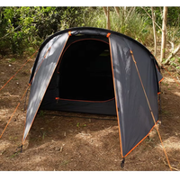 Tente tactique personnalisée pour 2 à 3 personnes, tente de camping résistante aux intempéries pour 4 saisons, imperméable 5000 mm, tente tunnel géodésique