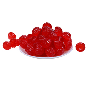 Dulces Amos, Rollo personalizado, caramelos de goma de frambuesa, caramelos masticables personalizados, gomitas de gelatina Halal agria, confitería más vendida de <span class=keywords><strong>China</strong></span> - Product Image 1
