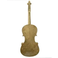 Unfinished 5 Strings Violin Handmade Fiddle Spruce Top Birds Eye Maple Back Side W/Ebony Fingerboard Strings Nut Free Case KIT