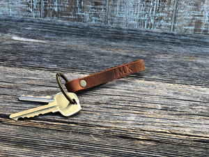 พวงกุญแจหนัง PU แบบกำหนดเองได้พวงกุญแจหนังเริ่มต้นจัดส่งเร็วของขวัญย้อนยุคพวงกุญแจหนัง - Product Image 5