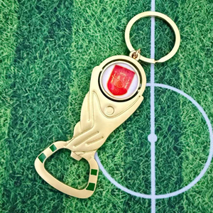 Открывалка для бутылок из металлического сплава с эмалевым логотипом на заказ, посвященная футбольному матчу США-Канада-Мексика - Product Image 5