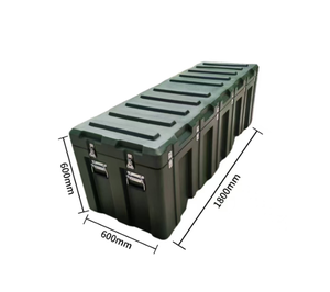 DF JM885846 131.6L 130L 131L 134L 135L 120L Boîte de rangement robuste grande capacité en plastique couleur vert sauge - Product Image 4