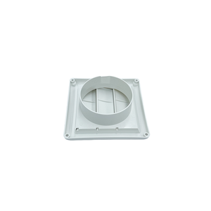 Grille d'aération carrée auto-suspendue pour fenêtre, couvercle de sortie d'air de balcon, conduit d'évacuation de climatisation vers tuyau rond - Product Image 4