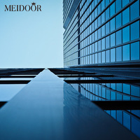 Panneaux de mur-rideau modernes en aluminium et verre Meidoor pour hôtels et villas - Façades extérieures à faible émissivité, isolation thermique, imperméables