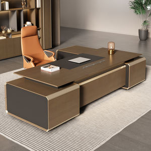 Escritorio en forma de L de alta calidad, <span class=keywords><strong>muebles</strong></span> de oficina, mesa Boss, <span class=keywords><strong>muebles</strong></span> de mesa de oficina Ceo, mesa moderna, <span class=keywords><strong>muebles</strong></span> de oficina modernos - Product Image 4