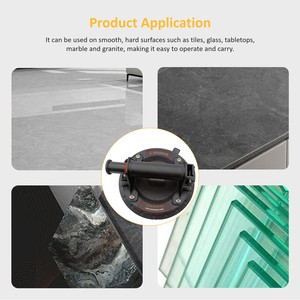 كوب شفط فراغي عالي القوة من ويهر مقاس 8 بوصات لرفع الجرانيت والزجاج والبلاط بقدرة تحمل 210 كجم، مقاومة عمودية، درجة صناعية، معتمد ISO9001 - Product Image 3