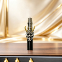 Boquilla de Metal para Hookah con Diseño Único de Serpiente 3D, Puntas Individuales para Shisha, Collar