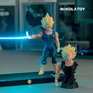 NIKOLATOY Luz nocturna magnética Begita Saiyan Anime Periférico Hecho a mano Adorno de escritorio - Product Image 3