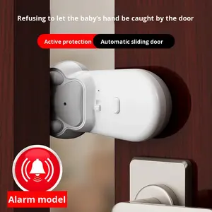 Butée et bloqueur de <span class=keywords><strong>porte</strong></span> automatique anti-pincement Sécurité des enfants et des bébés Écart de <span class=keywords><strong>porte</strong></span> anti-collision Matériau plastique Montage mural - Product Image 3