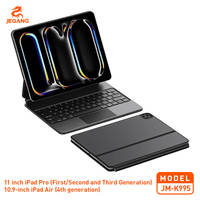 Casing Keyboard Tablet BT Magnetik Mengambang dengan Touchpad, Kompatibel dengan Tablet 11 inci & Tablet 10,9 inci