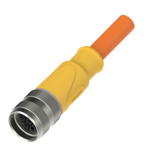 Conector de fuente de alimentación Conector de premoldeo code180 grados piezas de válvula de PC industrial IP67 <span class=keywords><strong>M23</strong></span> - Product Image 1