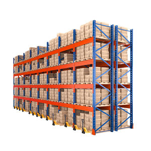 Systèmes d'étagères de stockage industriels robustes, unités de rayonnage métalliques empilables, rayonnages à palettes industriels en acier pour entrepôt - Product Image 4