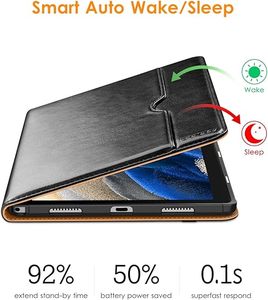 <span class=keywords><strong>เคส</strong></span><span class=keywords><strong>2022</strong></span> 10.5นิ้วสำหรับ Samsung <span class=keywords><strong>Galaxy</strong></span> <span class=keywords><strong>Tab</strong></span> <span class=keywords><strong>A8</strong></span>ขาตั้งหนังพรีเมี่ยมสำหรับธุรกิจพร้อมสายคล้องมือในตัว - Product Image 5