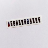 Étiquette de température pour vêtements 16 ℃ -36 ℃   Autocollants thermochromes LCD pour vêtements, thermomètre pour accessoires vestimentaires