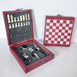 Kit d'ouvre-bouteille <span class=keywords><strong>de</strong></span> vin tropical Coffret cadeau <span class=keywords><strong>de</strong></span> vacances avec boîte en bois Prix d'usine Accessoires pour le vin - Product Image 4