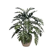 Plante artificielle à queue de dragon de 150 cm, haute simulation, décoration pour la maison, le bureau, l'hôtel, plante artificielle à queue de dragon dans un pot en ciment