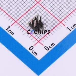 BX-PZ1.27-2-3PWZ Pin Header SMD,P=1.27mm Connector ( Pin Structure: 2x3P )( Pitch: 1.27mm )( Row Spacing: 1.27mm ) - Product Image 1