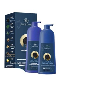 Teinture capillaire semi-permanente à la protéine de <span class=keywords><strong>caviar</strong></span> 500 ml, sans décoloration, couvre les cheveux <span class=keywords><strong>gris</strong></span>, mousse à domicile, qualité supérieure - Product Image 1
