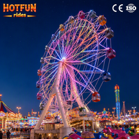 Grande Roue de Parc d'Attractions Extérieur de 38m, Manège de Grande Roue de Fête Foraine avec Fabricants Professionnels de Grandes Roues en Chine