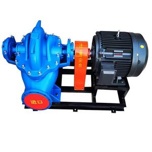 Bomba Centrífuga de Doble Succión de Gran Caudal con Motor Diésel de Una Etapa Horizontal Tipo SH/S para Control de Inundaciones y Uso Agrícola - Product Image 1