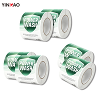 Rouleau d'autocollants personnalisés pour lessive, étiquettes de marque imperméables pour détergent et savon pour les mains, autocollants en vinyle personnalisés avec logo pour emballage