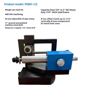 Haina <span class=keywords><strong>TTMC</strong></span> PNM1-1/<span class=keywords><strong>2</strong></span> Mini rainureuse de tubes, machine de rainurage de tuyaux de haute précision pour le traitement des métaux - Product Image 3