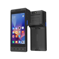 Nuevo PDA Android 14 con Pantalla Táctil IPS de 5.5'', Terminal de Datos con Impresora de Etiquetas Adhesivas y Escáner de Código de Barras