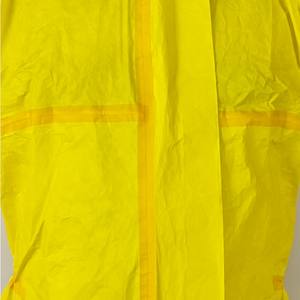 Combinaison de protection chimique industrielle jetable combinaison de protection jaune résistante aux produits chimiques - Product Image 5