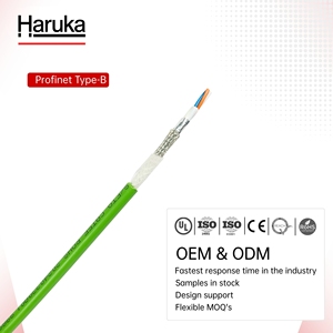 Cable de red Profinet ignífugo de alta flexibilidad industrial Cable de comunicación Ethernet Profinet de doble blindaje - Product Image 2