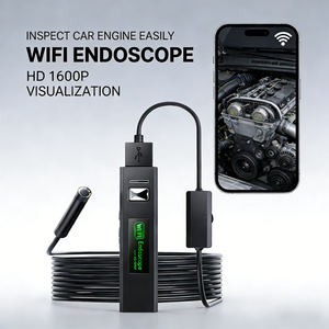 Boroscopio Inalámbrico de Alta Resolución 1200P con Sonda Externa para Maquinaria - Product Image 1