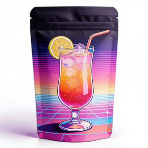 Bolsas Personalizadas Mate de Grado Alimenticio a Prueba de Olores con Cierre de Cremallera y Logotipo Personalizado para Niños (Película de Poliéster) - Product Image 6