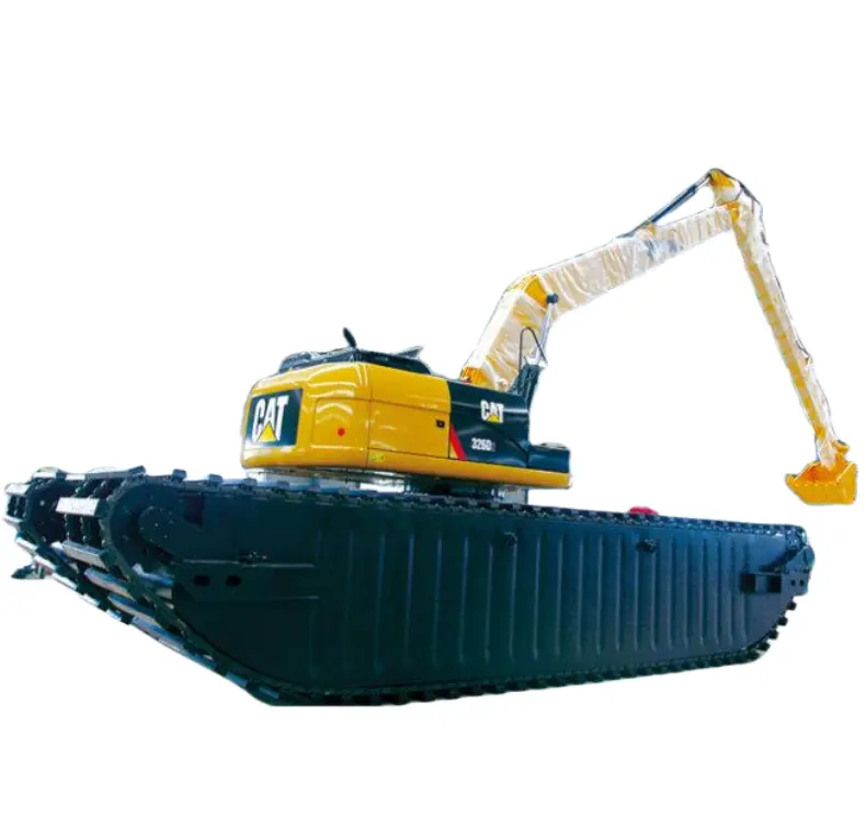 אמפיבי חופר במצב טוב ביצות חופר סירת cat320D CAT330D למכירה במחיר נמוך