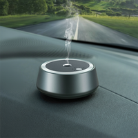 Diffuseur d'air pour voiture, rechargeable par USB, alimenté par batterie, diffuseur d'huiles essentielles sans eau pour parfumer la voiture