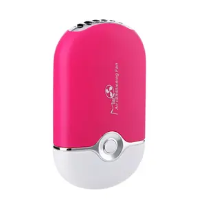 USB Mini Portable Fans Rechargeable Electric Bladeless Air Conditioning Refrigeration Blower Dryer Fan for Eyelash Extension