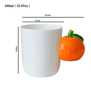 Juego de Tazas de Cerámica Blanca Original Niche, Aptas para Microondas y Lavavajillas, Diseño Creativo Pintado a Mano, Regalo para Mejores Amigos, Café - Product Image 5