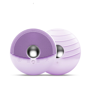 <strong>Ultrasonic</strong> Silicone Face Brush <strong>Facial</strong> Cleaner Beauty Equipment <strong>Facial</strong> Cleansing <strong>Portable</strong> Face <strong>Massager</strong>