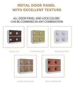 Armoire de distributeur automatique de biscuits Headleader avec casier de verrouillage d'empreintes digitales d'assemblage de panneau <span class=keywords><strong>en</strong></span> métal pour la salle de sport de la bibliothèque scolaire - Product Image 6