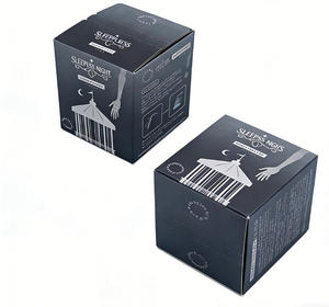 Scatole Regalo Misteriose Personalizzate in Materiali Riciclati per Candele, <span class=keywords><strong>con</strong></span> Laminazione Opaca e Striscia a Strappo - Product Image 1