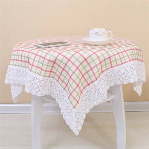 Custom Made Stile Europeo Splendido Merletto di Modo di Stampa Rotondo Ricamato Cotone Indossabile Lavabile Decorativo Panno di <span class=keywords><strong>Tabella</strong></span>// - Product Image 4