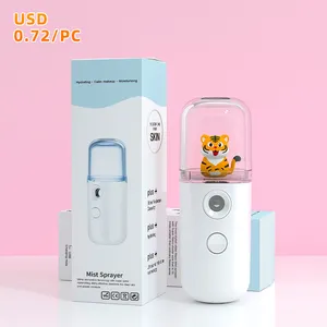 Rociador de niebla de tigre de diseño especial, vaporizador Facial portátil con carga Usb, Kits de herramientas faciales Nano, 30Ml, 2023