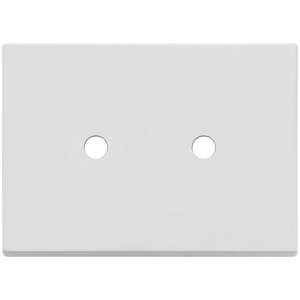Copertura per interruttore a parete rotonda bianca opaca 3Mx2 12.5x9.5x1.4 - Product Image 1