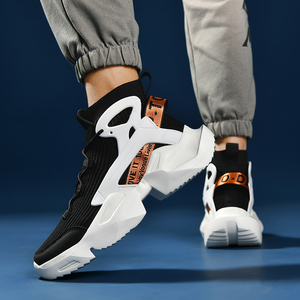 Chaussures de marche décontractées montantes pour hommes, tendance et sportives, en maille respirante et matériaux synthétiques durables avec semelle MD toutes saisons - Product Image 6