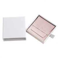 Boîte cadeau en carton avec doublure en éponge, boîte à tiroir artisanale pour bijoux et montres