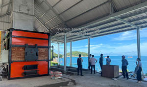 Alimentador de residuos sólidos municipales automático para incinerador, incinerador de baja emisión de gases de combustión de Vietnam - Product Image 2