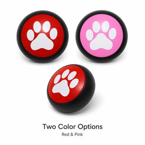 Precio Especial, Stock de Fábrica, Botón de Grabación de Huellas de Patas de Mascotas de Plástico, Funciona con Batería, Comunicación Interactiva para Perros y Gatos - Product Image 2