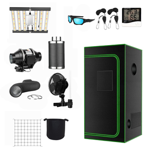 LUXINT Led <strong>Grow</strong> Light With 600D Tent 4x4 5x5 ft Indoor <strong>Grow</strong> Tent Complete Kit Sets for Garden Buildings Greenhouses Hydroponics - Product Image 1