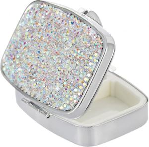 กล่องใส่ยาเม็ดโลหะสีดำออบซิเดียน กล่องยา กล่องใส่ยา - Product Image 4