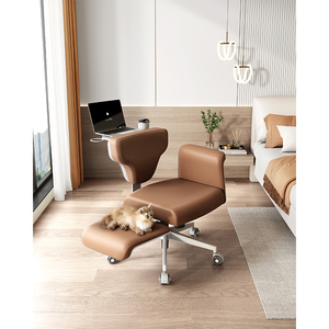 เก้าอี้หมุนฟรีทันสมัยสำหรับคนเดียวในสำนักงานและพักผ่อนเก้าอี้ผ้าสำหรับสัตว์เลี้ยงสำหรับใช้ในคอมพิวเตอร์และโซฟา - Product Image 1