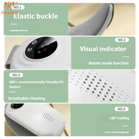 Masajeador Ocular Inteligente Plegable PAKISS con Bluetooth, Compresión Térmica, Vibración, Función Musical, Batería de 800 mAh, Recargable por USB Tipo-C