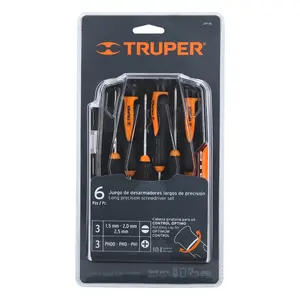 ชุดกล่องเบอร์ 4 พร้อมไขควงความแม่นยำสูง 6 ชิ้น ยี่ห้อ TRUPER - Product Image 4